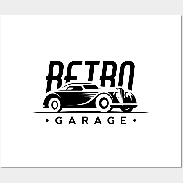 Retro Garage Wall Art by Dosunets